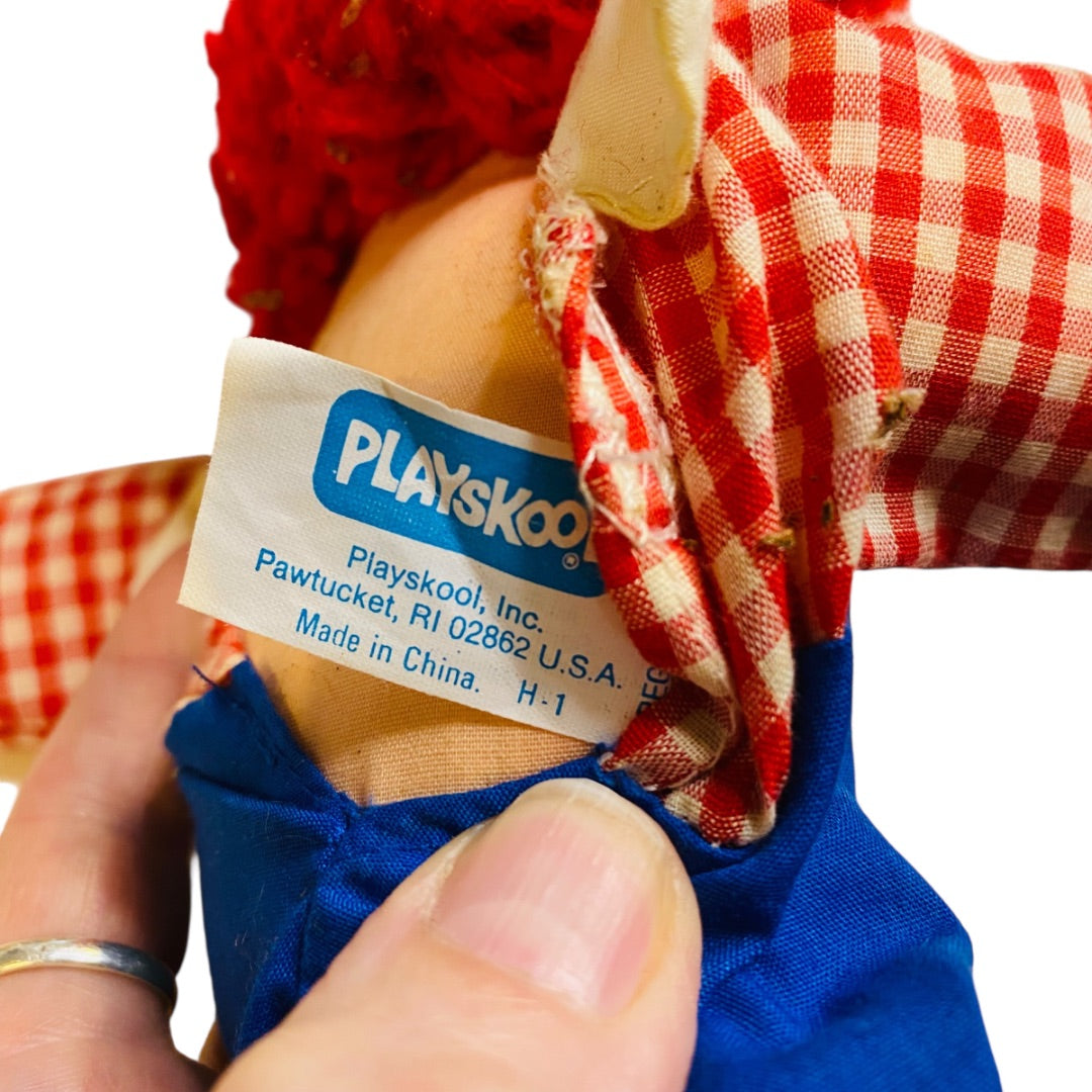 1987 Playskool Classic 12" Raggedy Andy Rag Doll
