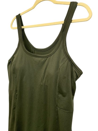 XXL All in Motion Womens Tennis Golf Dress Undershorts Sleeveless Dark Green