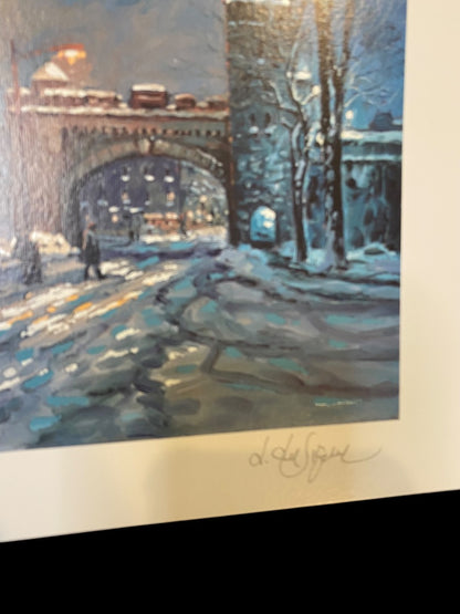 Littorio Del Signore La Porta St. Louis Quebec Seriolithograph & COA Numbered 1998