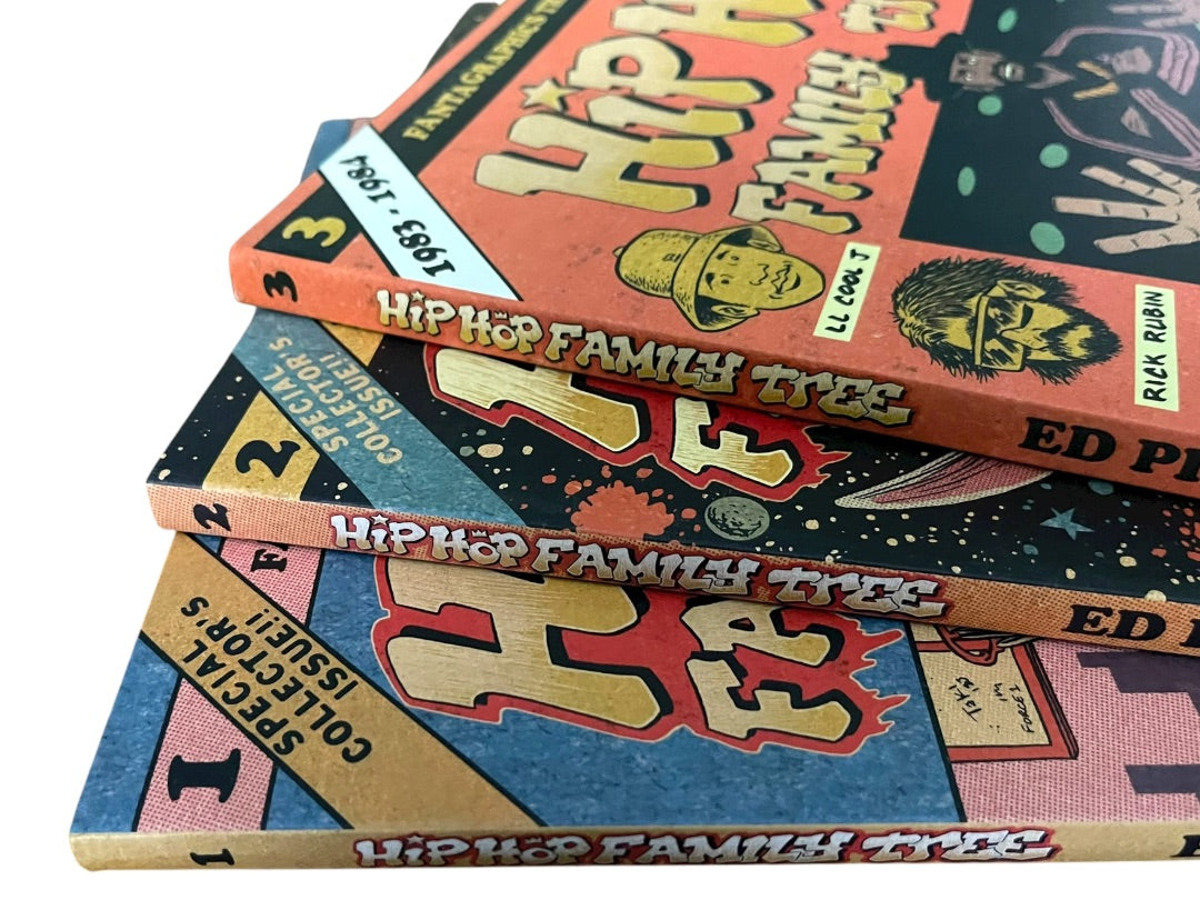 Set of 3 Fanta Graphics Treasury Edition Hip Hop Family Tree #1-3 Paperback Books Ed Piskor