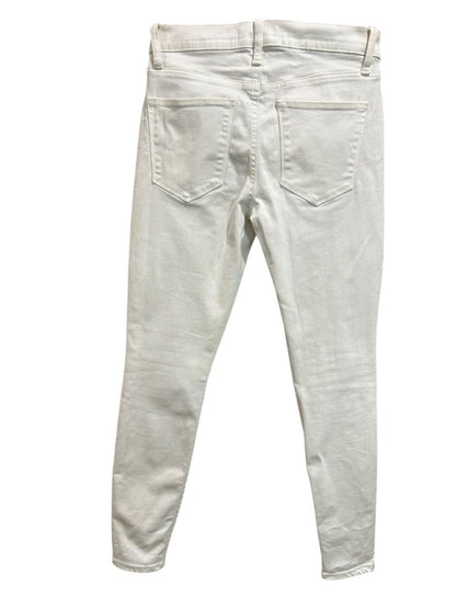 Size 26 Gap Womens White Denim Jeans True Skinny