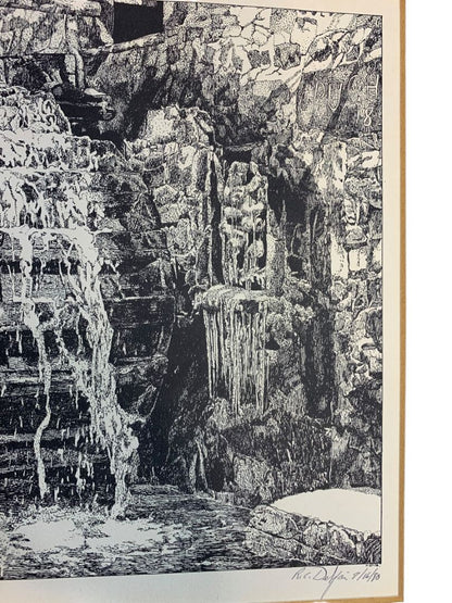 1980 Old Mill Print Signed Richard C. DeSpain Lithograph 13.5" x 10.5"