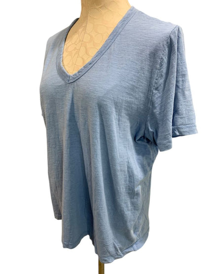 XL Universal Thread Womens Cornflower Blue V-Neck Tshirt 100% Cotton