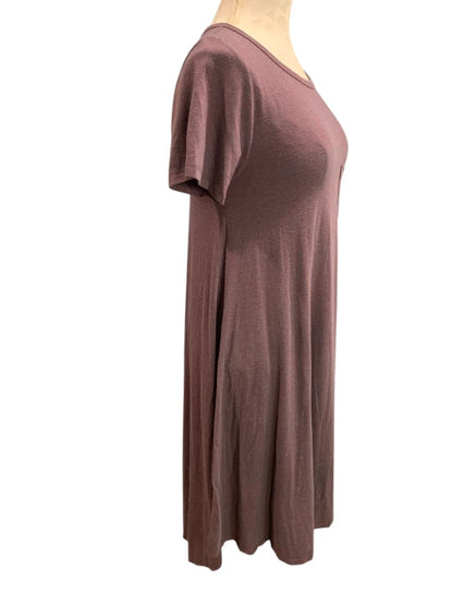Size XS LulaRoe Muted Purple Carly Dress Hi Lo Hem Tshirt