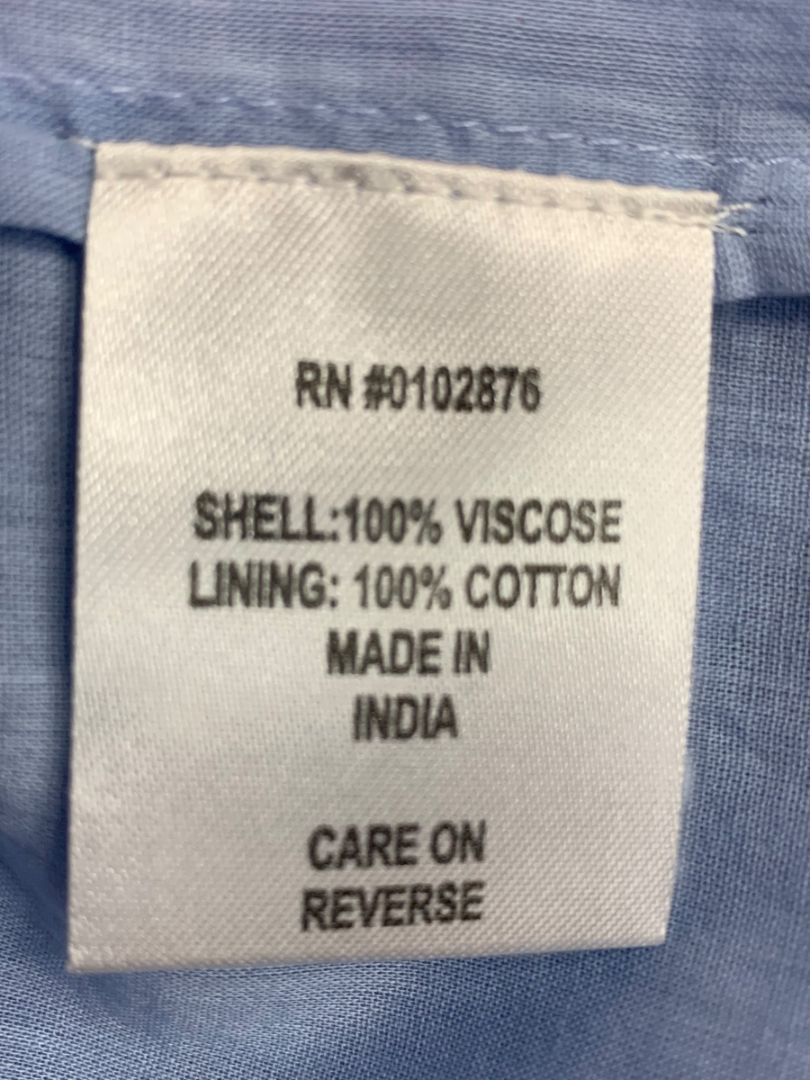 Size XXL Novica Blue Printed Elegant Entrance New Embellished Sequin