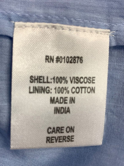 Size XXL Novica Blue Printed Elegant Entrance New Embellished Sequin