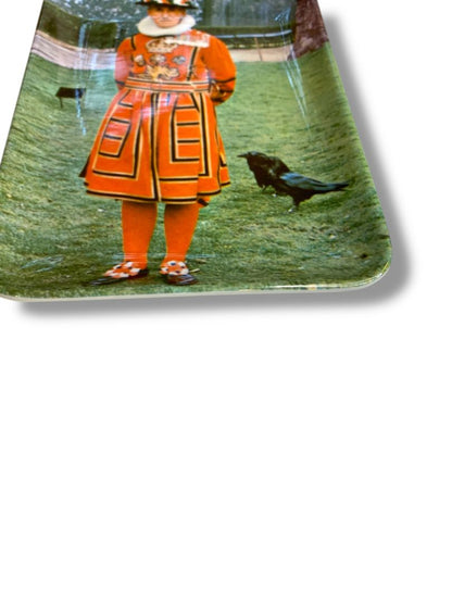Vintage Chief Yeoman Warder Tower of London Melamine Tray 4.2" x 5.8"