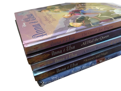 Set #1-4 + Anna & Elsa Sisterhod Is the Strongest Magic Books Hardcover Random House