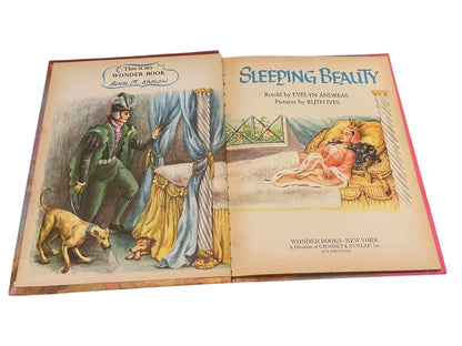 Vintage Sleeping Beauty Wonder Books 1956 Hardcover