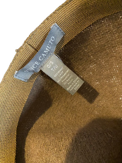 One Size Vince Camuto Brown Wool Blend Womens Bucket Hat