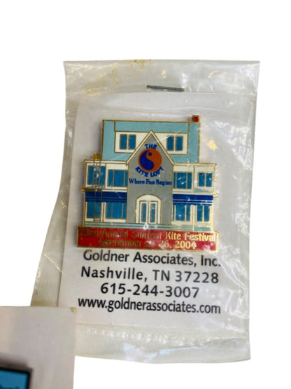 Lot of 8 Lapel Pins Kite Theme Assorted Years New Goldner Associates