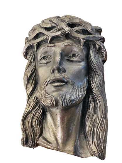 Wooden and Metal Cross 6" x 4.25" Jesus Religous Crown of Thorns