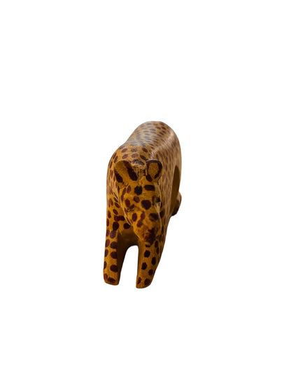 Napkin Rings Holder Wooden Safari Theme Giraffe Leopard Free Standing