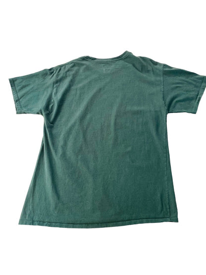 Large Champion Mens Dark Green Short Sleeve Tshirt CrewNeck