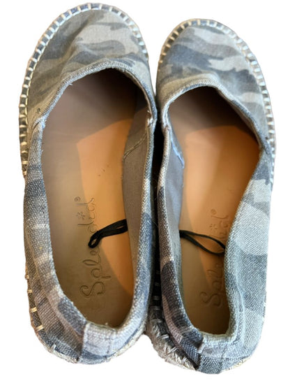 8.5 Splendid Laney Sage Camo Platform Espadrille Normcore Gorpcore Shoes