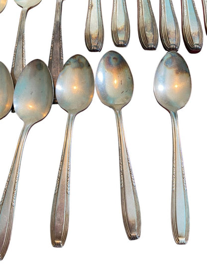 Harmony House Serenade Vintage Silver Plate 36 Piece Set