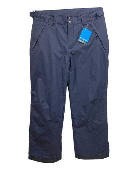 Medium Columbia Mens New Arctic Trip Omni-Heat Snow Pant Navy Blue