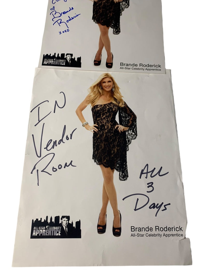 Signed Brande Roderick All-Star Celebrity Apprentice Personalized Autograph