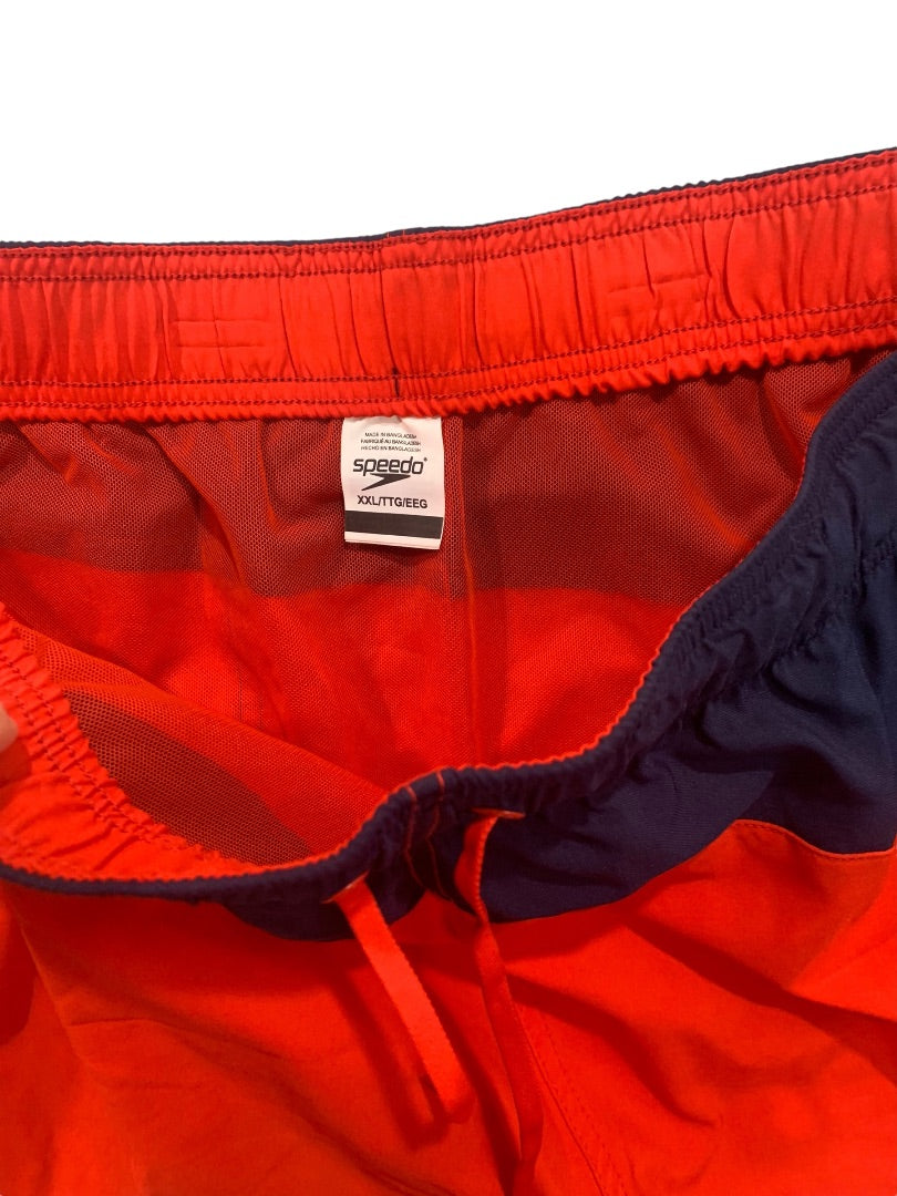 XXL Speedo Mens New Swim Trunks High Risk Red UPF 50+ Protection Eco 4-Way Comfort Stretch