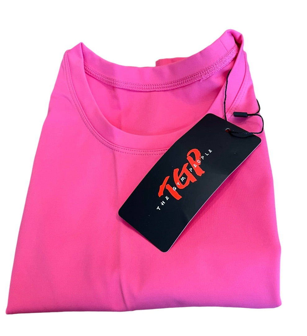 Small The Gym People Womens No Padding Tank Hot Pink New