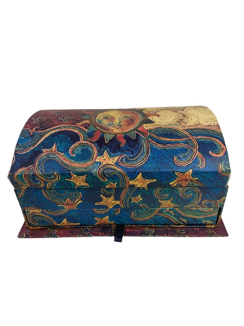 Decorative Domed Storage Box Stationery Drawer Pen Sun