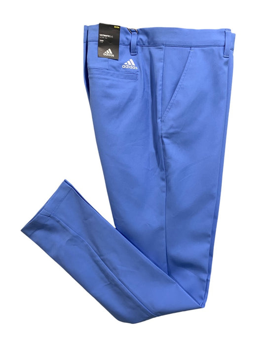 33 x 34 Adidas Golf Mens New Ultimate 365 Pants Blue Taper Fit HR9047