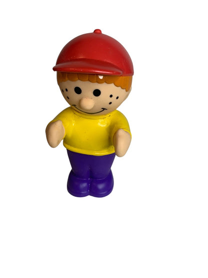 1997 Hasbro Playskool 4.25 Inch Vinyl Figure Boy Cap Hat