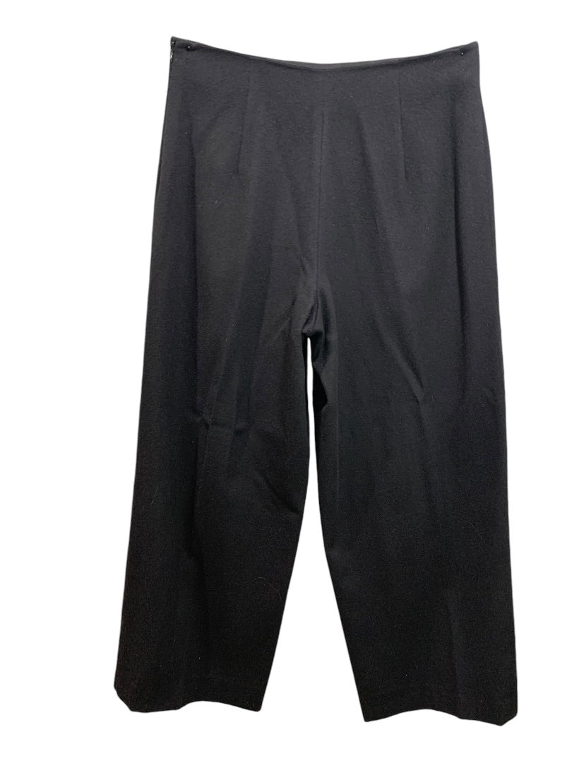 Size 46 (US 14) Morabito Paris Womens Wool Angora Blend Black Pants