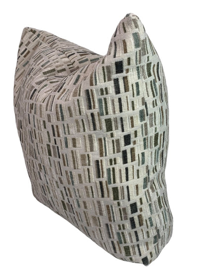 Throw Pillow Waterfowl Fill Accent 21 x 21 Inches Textured Neutral Tones