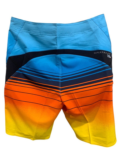 Size 30 O'Neill Mens New Superfreak Striped Board Shorts Striped