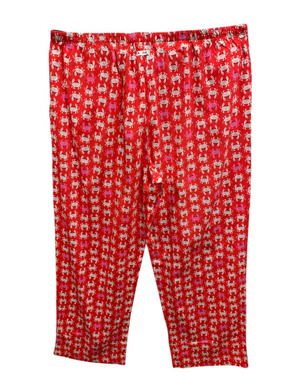 1X Jane & Bleeker Womens New 3 Piece Pajama Set Crab Nautical