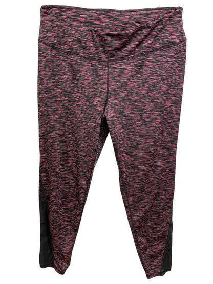 22/24 Livi Active Womens Space Dye Leggings Mesh Calf