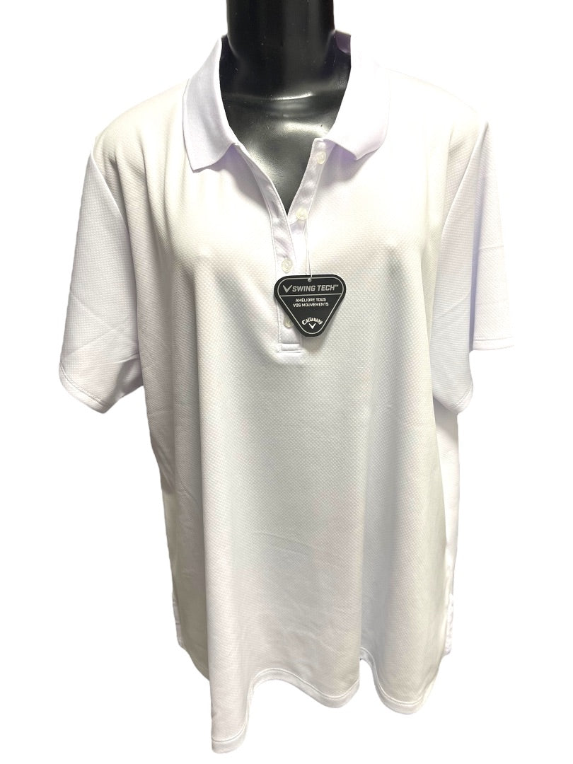 3X Callaway Opti-Dri Swing Tech Womens New Golf Shirt Pale Lavender