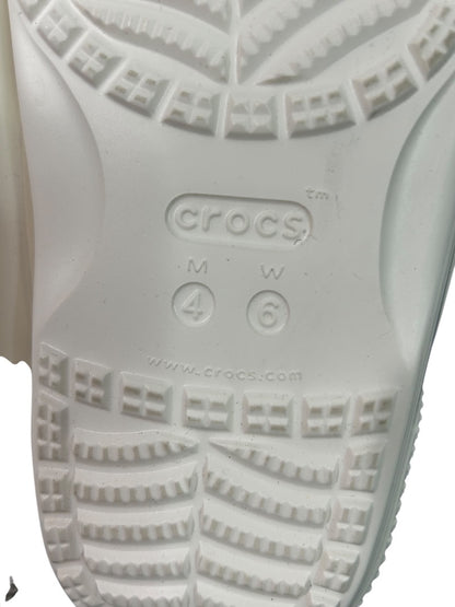 Size 6 Crocs Womens New White Classic Crocs Sandal Slides