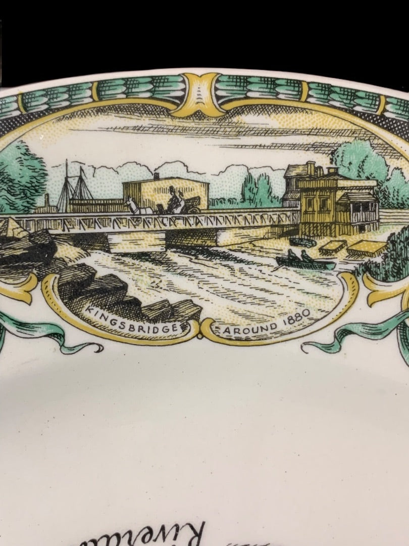 North Side Savings Bank Commemorative Plate 1951 11 Inch