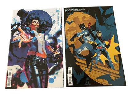 DC Batman vs Robin #1 & #2 Waid Asrar Bellaire Comic Books