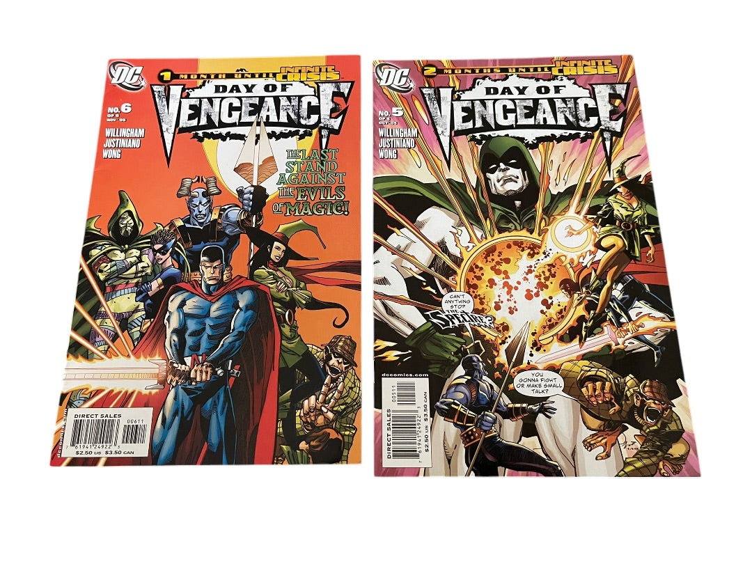 DC Day of Vengeance #1-6 Willingham Justiniano Wong