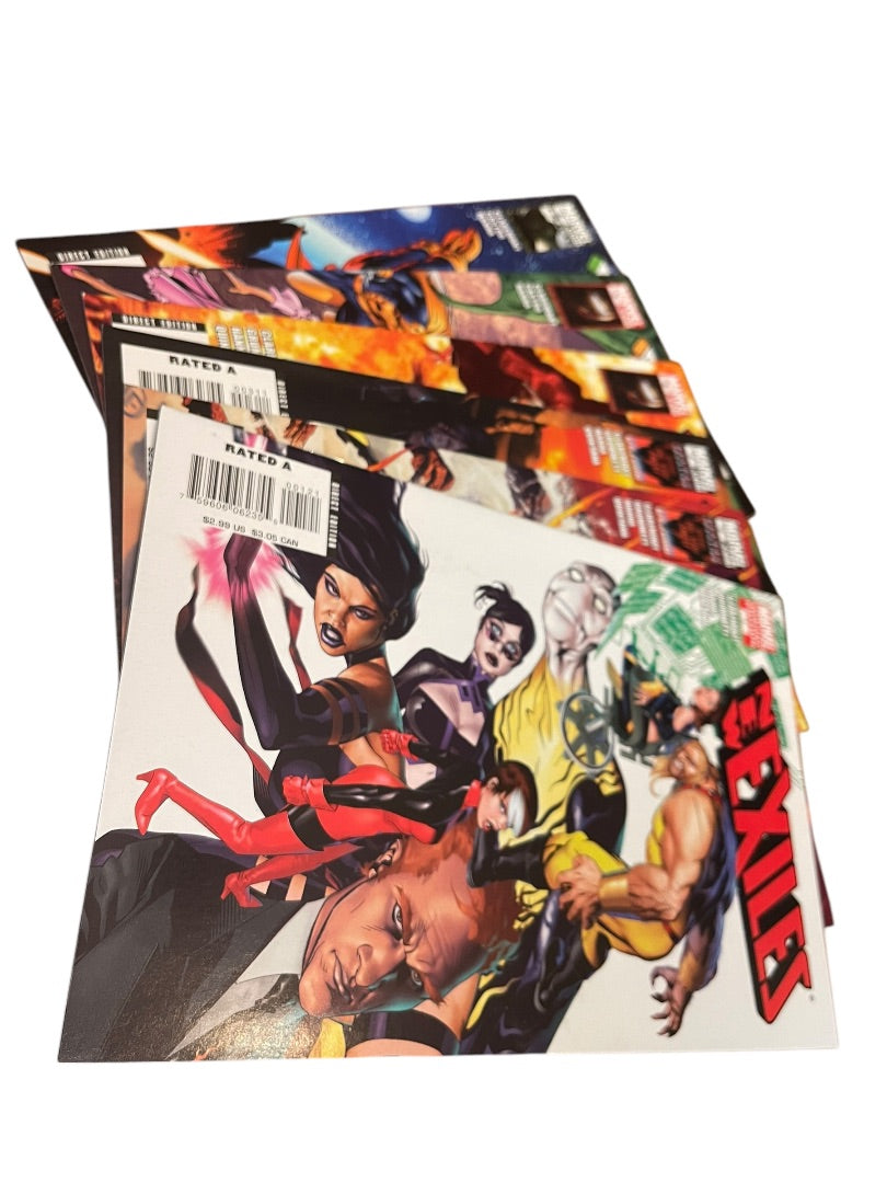 Marvel New Exiles #1-6 Claremont Grummett Hanna Quintana