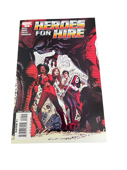 Marvel Heroes For Hire #9 2007 Wells Mann Pallot Anderson