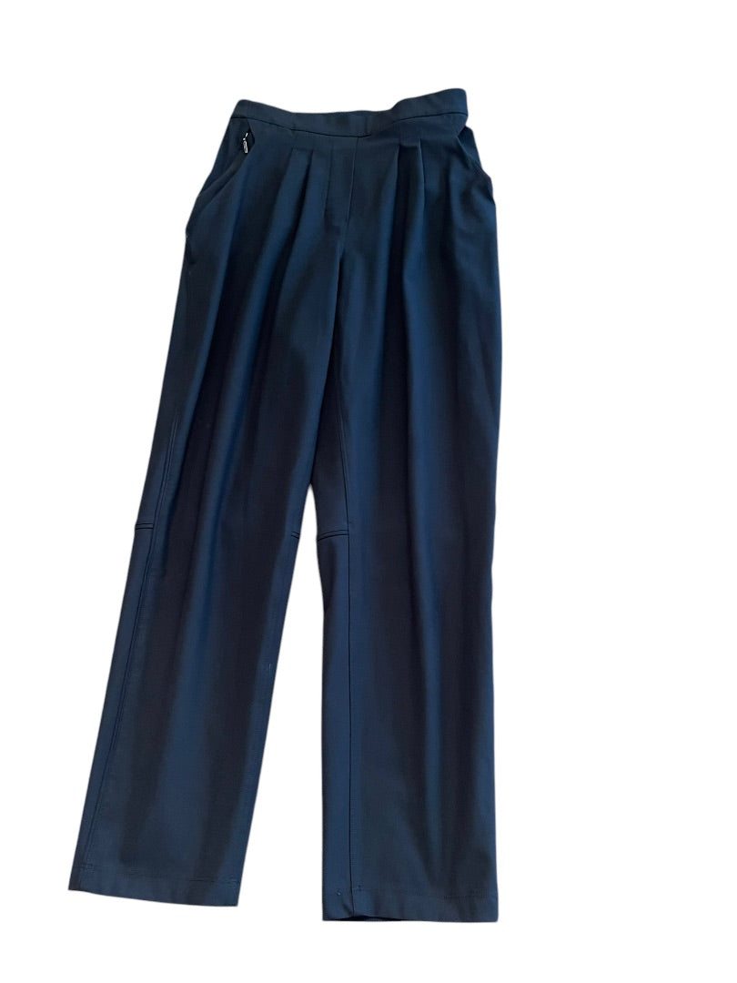 Size 4 LuLulemon Pull On Womens Black Trouser Pants High Rise