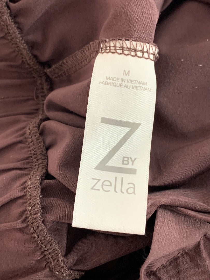 Medium Z by Zella Womens Pull On Loose Fit Pants Stretch Deep Mauve