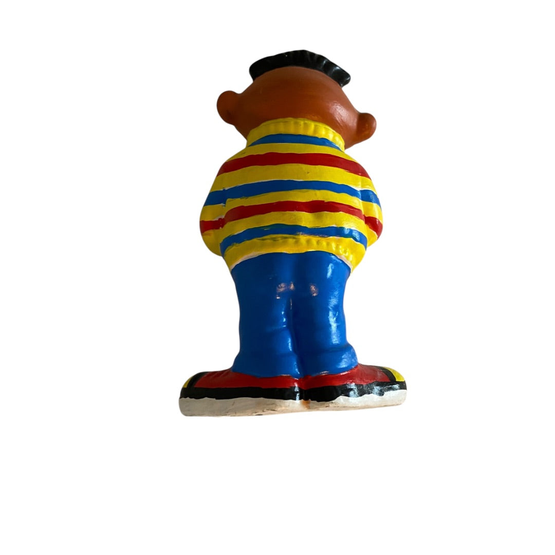 1980s Hand Painted Sesame Street Ernie Ceramic 5 Inch Figurine