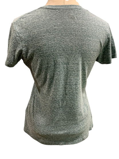 Small Majestic Fan Fashion Womens Philadelphia Eagles Tshirt V-Neck Green