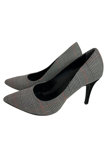 Size 6 Aerosoles Womens Plaid Black Heels Deal Breaker 3 Inch