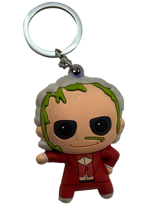 Beetlejuice Red Wedding Suit Collectible Figurine 2" Keychain Key Ring