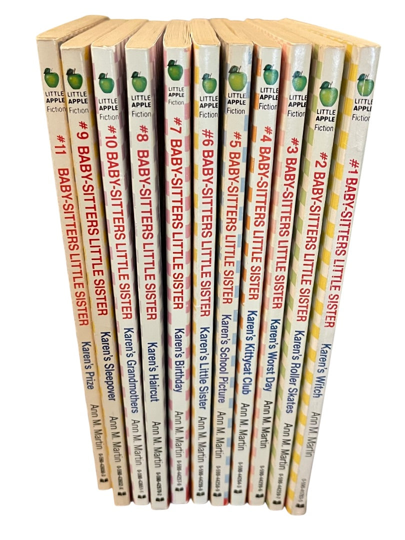Set of 11 Baby Sitters Little Sister #1-11 Ann M Martin Paperback