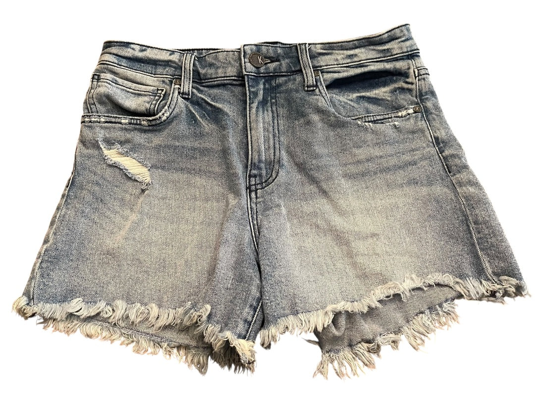 Size 4 KUT From the Kloth Distressed Denim Jean Shorts Womens