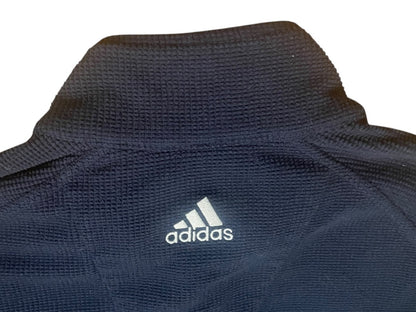 Large Adidas Climawarm 3/4 Zip Mens Pull Over Thermal Shirt Navy Blue