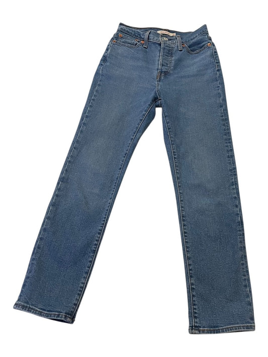 Size 25 Levi Strauss & Co Wedgie Straight Denim Womens Jeans Buttonfly