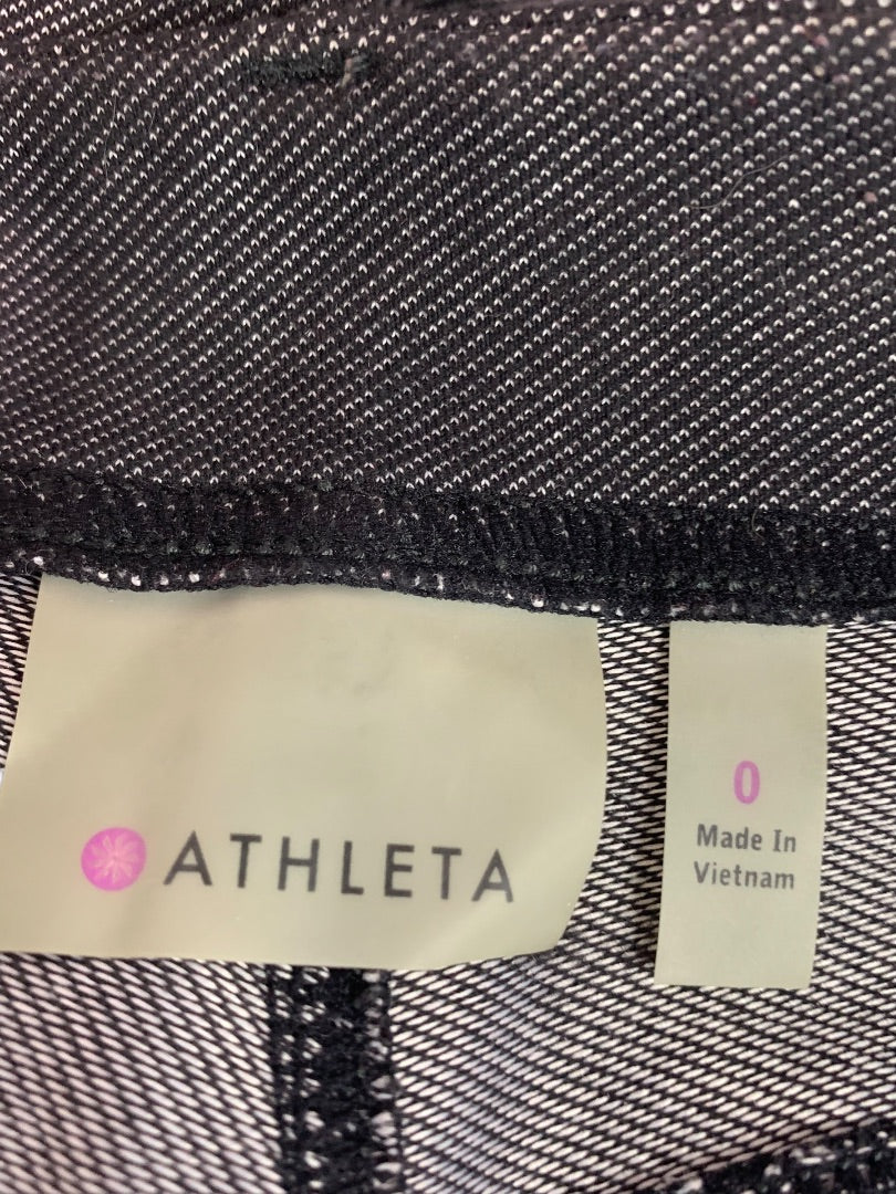 Size 0 Athleta Womens Slim Trek Pants Skinny Jeggings Gray